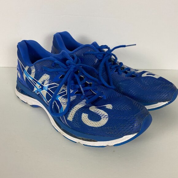 Asics Gel Nimbus 20 City Icon Paris Running Shoes Sneakers Mens Size 12 Blue - Picture 4 of 16